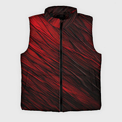 Мужской жилет Black red texture, цвет: 3D-черный