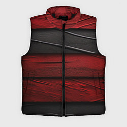 Мужской жилет Black red texture