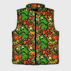 Мужской жилет Русское народное искусство - хохлома, цвет: 3D-светло-серый