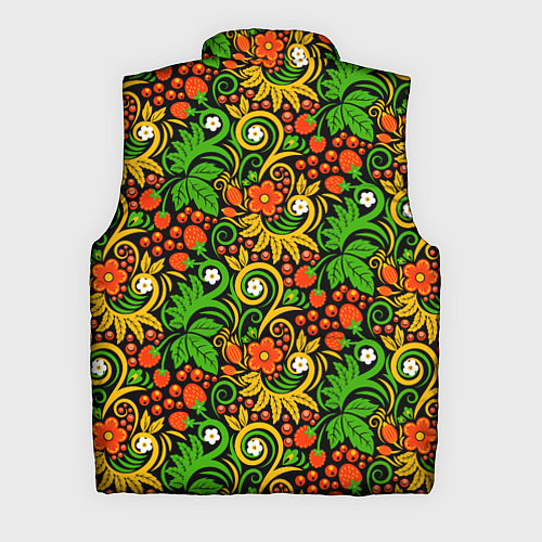 Мужской жилет Русское народное искусство - хохлома / 3D-Красный – фото 2
