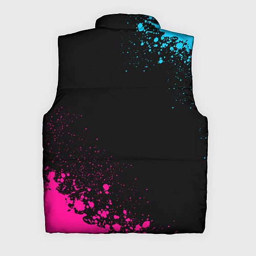 Мужской жилет Bleach - neon gradient: надпись, символ / 3D-Черный – фото 2