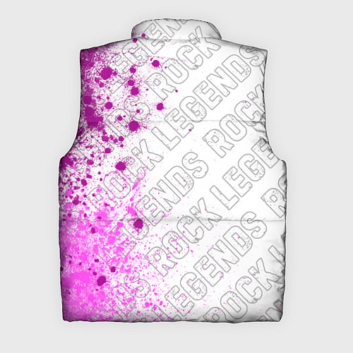 Мужской жилет AC DC rock legends: по-вертикали / 3D-Черный – фото 2