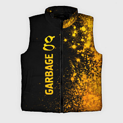 Мужской жилет Garbage - gold gradient: по-вертикали, цвет: 3D-черный