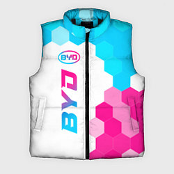Мужской жилет BYD neon gradient style: по-вертикали
