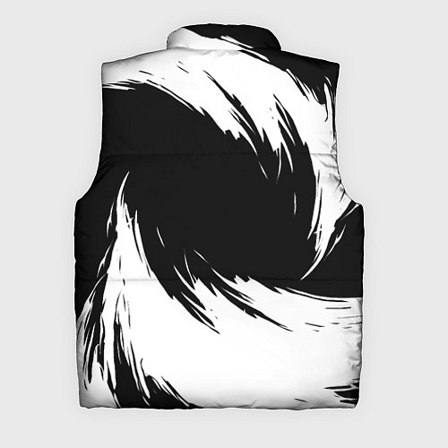 Мужской жилет Ducati - мазки краски / 3D-Черный – фото 2