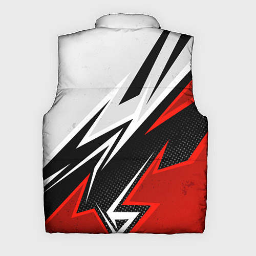 Мужской жилет Ducati - белый и красный / 3D-Черный – фото 2