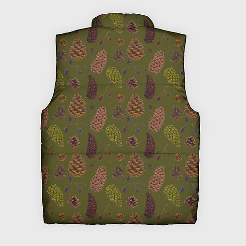 Мужской жилет Шишки разные / 3D-Красный – фото 2