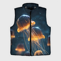 Мужской жилет Люминисцентные медузы