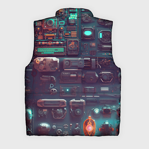 Мужской жилет Технические панели / 3D-Черный – фото 2