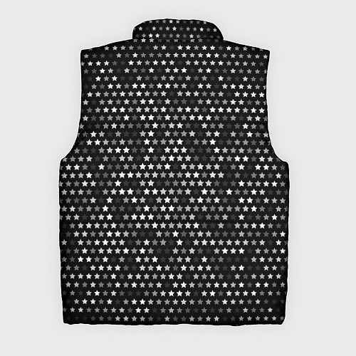 Мужской жилет Arctic Monkeys glitch на темном фоне: надпись, сим / 3D-Черный – фото 2