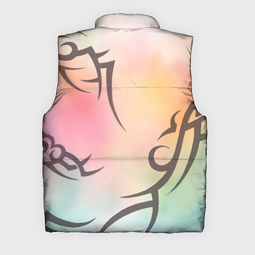 Мужской жилет Трайбл граффити / 3D-Черный – фото 2