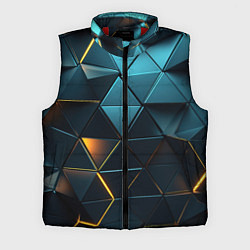 Мужской жилет Объемные частицы с подсветкой, цвет: 3D-красный