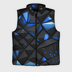 Мужской жилет Blue black texture
