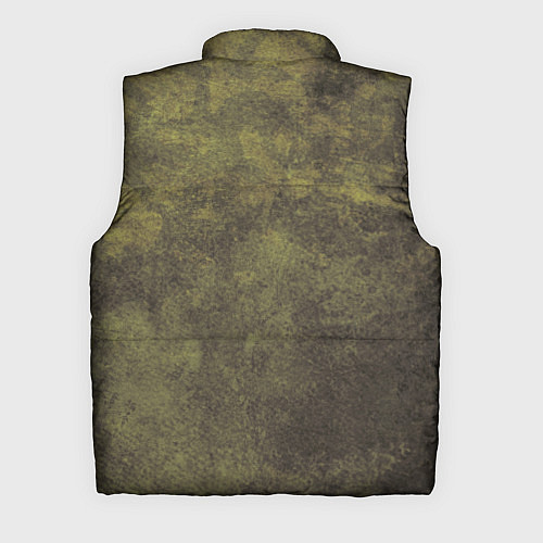 Мужской жилет Текстура - Dirty green / 3D-Красный – фото 2