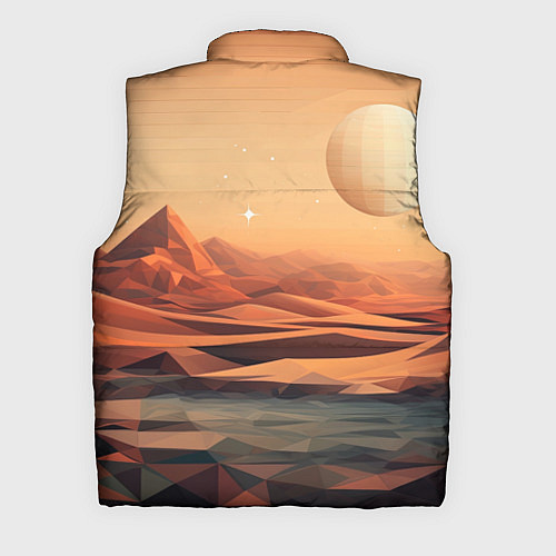 Мужской жилет Загадочная планета / 3D-Красный – фото 2