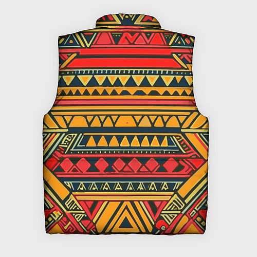 Мужской жилет Этнический африканский узор / 3D-Светло-серый – фото 2