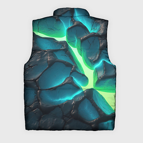 Мужской жилет Свечение из разлома плит / 3D-Черный – фото 2