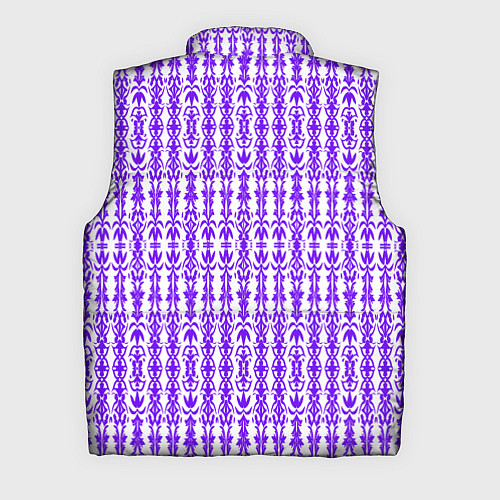 Мужской жилет Сине-белый батик / 3D-Светло-серый – фото 2