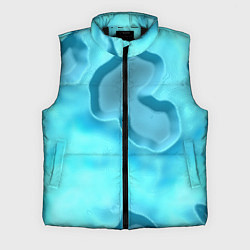 Мужской жилет Мятые облака, цвет: 3D-черный