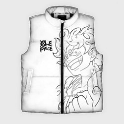 Мужской жилет Ван пис - Луффи гир 5, цвет: 3D-черный