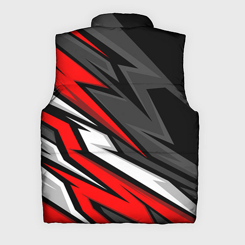 Мужской жилет Kawasaki - red uniform / 3D-Светло-серый – фото 2