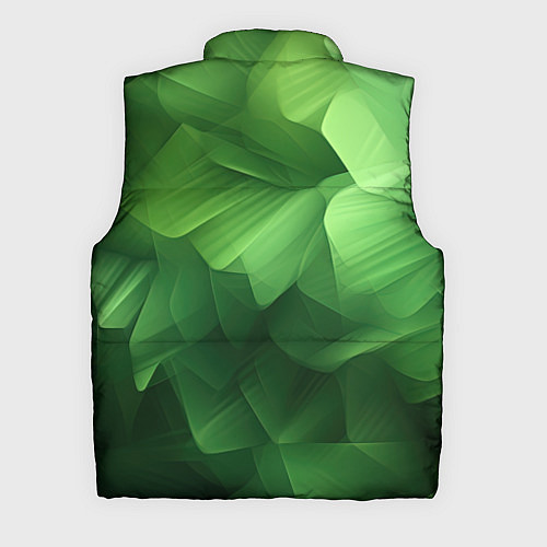 Мужской жилет Green lighting background / 3D-Светло-серый – фото 2