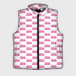 Мужской жилет Узор из слов Bitch, цвет: 3D-светло-серый