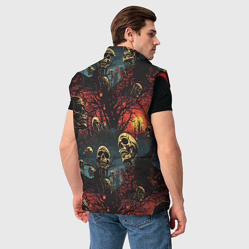 Мужской жилет Нечистый дух / 3D-Красный – фото 4