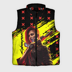 Мужской жилет Cyberpunk 2077 Phantom Liberty, цвет: 3D-светло-серый