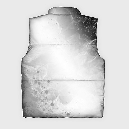 Мужской жилет Mass Effect glitch на светлом фоне: надпись, симво / 3D-Черный – фото 2