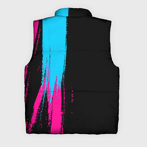 Мужской жилет HIM - neon gradient: по-вертикали / 3D-Черный – фото 2