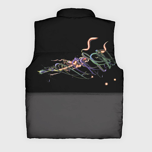 Мужской жилет Бэха в ночном неоновом городе / 3D-Красный – фото 2