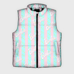 Мужской жилет Паттерн Барби на фоне костюма Кена в розово-голубу