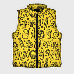 Мужской жилет Пиво и аксессуары - жёлтый