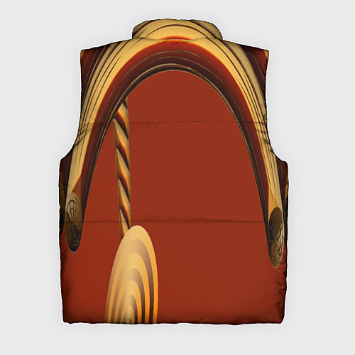 Мужской жилет Древесные изгибы / 3D-Красный – фото 2