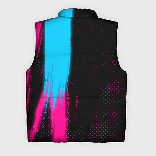 Мужской жилет Green Day - neon gradient: по-вертикали / 3D-Черный – фото 2