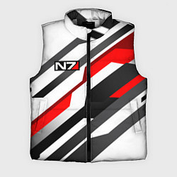 Мужской жилет Mass effect - white uniform n7, цвет: 3D-светло-серый