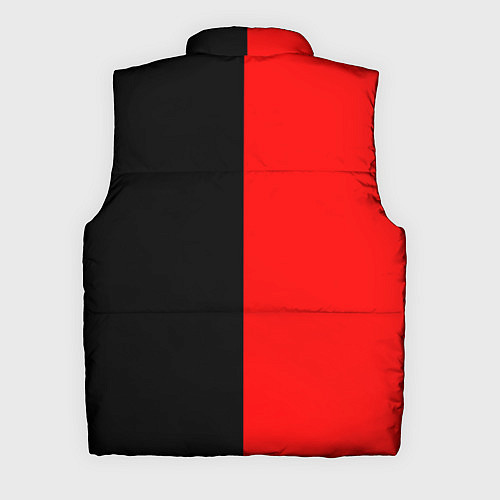 Мужской жилет Never give up мотивация красно-чёрный / 3D-Красный – фото 2