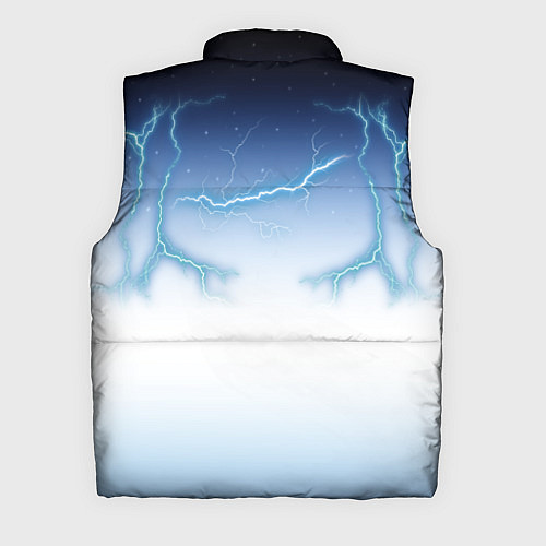 Мужской жилет Молниеносный разряд / 3D-Черный – фото 2