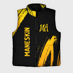 Мужской жилет Maneskin - gold gradient вертикально, цвет: 3D-черный