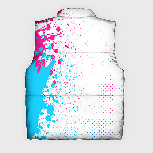 Мужской жилет Thirty Seconds to Mars neon gradient style: по-вер / 3D-Черный – фото 2