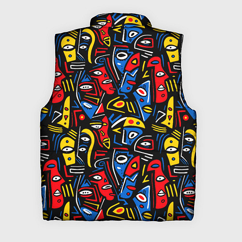 Мужской жилет Африканский мотив / 3D-Светло-серый – фото 2