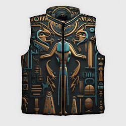 Мужской жилет Орнамент в стиле египетской иероглифики