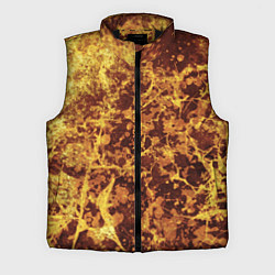 Мужской жилет Абстракция - желтый антрацит, цвет: 3D-черный