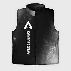 Мужской жилет Apex Legends glitch на темном фоне по-вертикали, цвет: 3D-черный