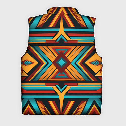 Мужской жилет Геометрический узор с этическом стиле / 3D-Черный – фото 2