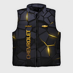 Мужской жилет Chevrolet - плиты с эффектом свечения, цвет: 3D-черный