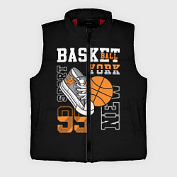 Мужской жилет Basketball New York, цвет: 3D-красный