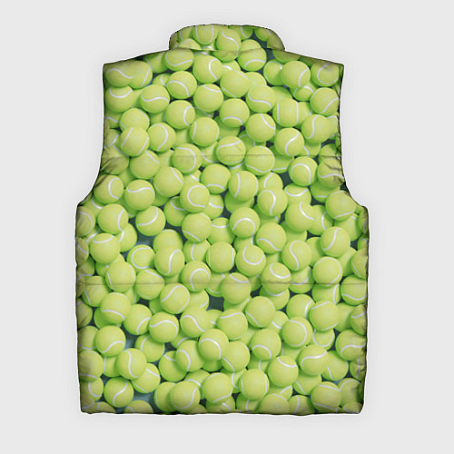 Мужской жилет Много теннисных мячей / 3D-Черный – фото 2