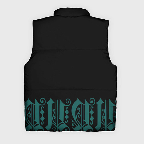 Мужской жилет Узоры на чёрном фоне / 3D-Черный – фото 2